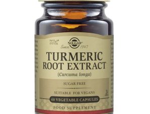 Solgar Turmeric Root Extract Συμπλήρωμα Διατροφής Εκχυλίσματος Ρίζας Κουρκουμά με Ισχυρές Αντιφλεγμονώδης & Αντιοξειδωτικές Ιδιότητες για την Καλή Λειτουργία του Ήπατος 60veg.caps