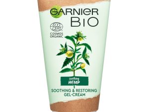 Garnier Bio Soothing Hemp & Restoring Gel-Cream Ενυδατική Κρέμα Προσώπου με Έλαιο Κάνναβης 50ml