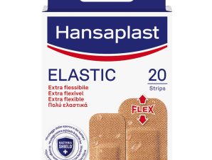 Hansaplast Elastic Extra Flexible Strips Πολύ Ελαστικά Επιθέματα για Κάλυψη Κάθε Είδους Μικρής Πληγής 20 Τεμάχια