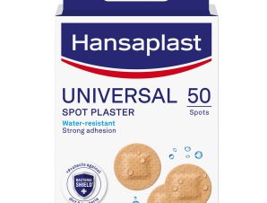 Hansaplast Universal Spot Plaster Ανθεκτικά στο Νερό Επιθέματα για την Κάλυψη & Προστασία Μικρών Πληγών 50 Τεμάχια