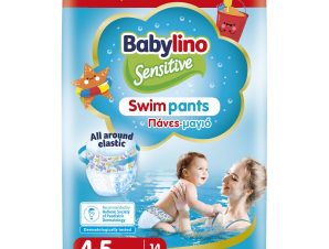 Babylino Sensitive Swim Pants Νο4-5 (9-15kg) Βρεφικές Πάνες-Μαγιό 14 Τεμάχια