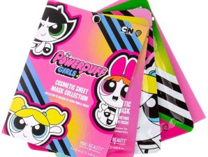 Mad Beauty Powerpuff Girls Cosmetic Sheet Mask Collection Συλλογή από Υφασμάτινες Μάσκες Προσώπου με Χαρακτήρες με Αντιοξειδωτική – Αναζωογονητική – Ενυδατική Δράση 3x25ml