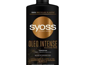 Syoss Oleo Intense Shampoo Blend of Japnese Oils for Dry & Dull Hair Σαμπουάν για Επαναφορά της Λάμψης & της Απαλότητας, Κατάλληλο για Ξηρά & Θαμπά Μαλλιά 440ml