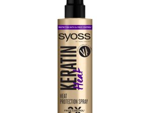 Syoss Keratin Heat Protection Hair Spray Μαλλιών για Προστασία από τη Θερμότητα & Μείωση του Φριζαρίσματος 200ml