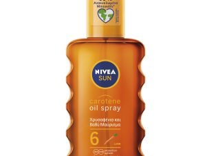 Nivea Sun Carotene Oil Spray Spf6 Λάδι Μαυρίσματος Χαμηλής Αντηλιακής Προστασίας για Χρυσαφένιο Αποτέλεσμα 200ml