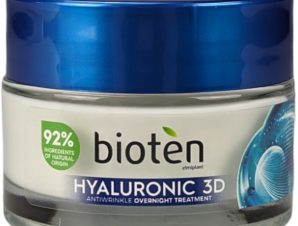 Bioten Hyaluronic 3D Antiwrinkle Overnight Cream Αντιρυτιδική Περιποίηση Προσώπου Νυκτός με Υαλουρονικό Οξύ 50ml