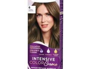 Schwarzkopf Palette Intensive Hair Color Creme Kit Μόνιμη Κρέμα Βαφή Μαλλιών για Έντονο Χρώμα Μεγάλης Διάρκειας & Περιποίηση 1 Τεμάχιο – 6 Ξανθό Σκούρο