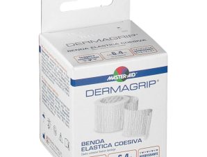 Master Aid Dermagrip Elastic Cohesive Fixation Bandage 4m x 6cm Αποστειρωμένος Αυτοκόλλητος Ελαστικός Επίδεσμος 1 Τεμάχιο