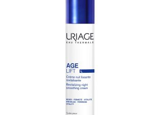 Uriage Age Lift Revitalizing Night Smoothing Cream Αντιγηραντική Κρέμα Προσώπου Νυκτός για Σύσφιξη & Αναζωογόνηση, Κατάλληλη για Όλους τους Τύπους Επιδερμίδας 40ml