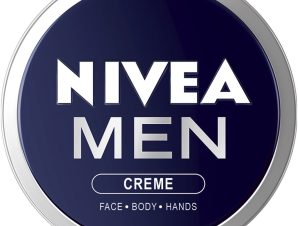 Nivea Men Creme Ανδρική Ενυδατική Κρέμα που Φροντίζει σε Βάθος την Επιδερμίδα & Είναι Κατάλληλη για Πρόσωπο – Σώμα – Χέρια 75ml