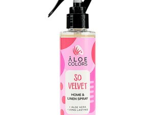 Aloe Colors So Velvet Home & Linen Spray Αρωματικό Spray Χώρου & Υφασμάτων με Έντονο Άρωμα Πούδρας 150ml